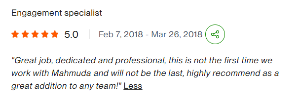 Client Testimonial 6